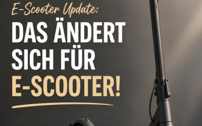 E-Scooter Update: Das ändert sich für Fahrer!